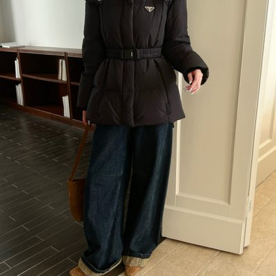 Prada Re-Nylon hooded down jacket — 6