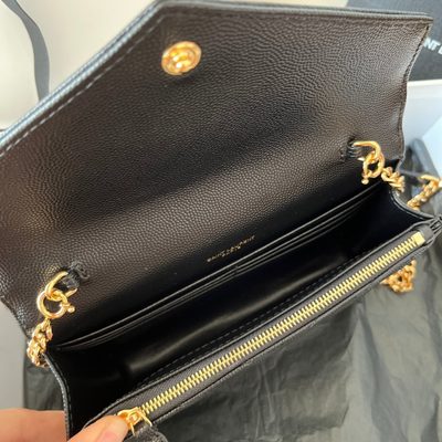 Saint Laurent Classic Cassandre Chain Wallet — 9