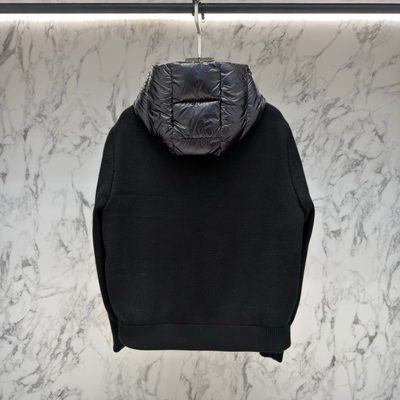 Moncler Logo-Appliquéd Wool-Trimmed Quilted Shell Hooded Down Jacket — 3