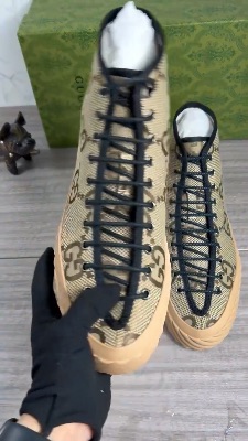 Gucci Maxi GG High-Top Sneakers — 5