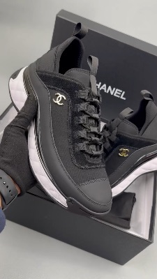Chanel Velvet Calfskin & Mixed Fibers sneakers — 5