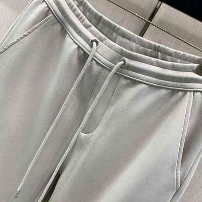 Moncler cotton fleece zip-up hoodie and matching cargo sweatpants set — 3