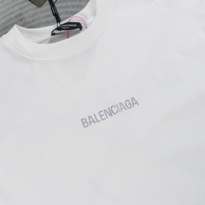 Balenciaga cotton jersey T-shirt with a center logo print — 5
