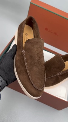 Loro Piana Summer Walk suede loafers — 5