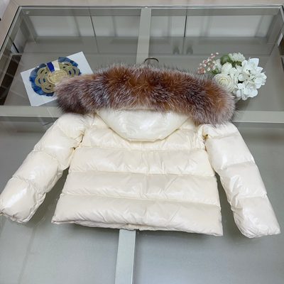Moncler Enfant Fur-Trim Padded Jacket — 9