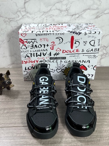 Dolce & Gabbana Portofino patent leather sneakers — 3