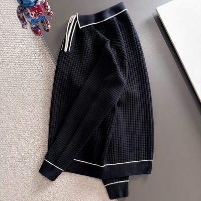 LV long-sleeve knit polo sweater — 7
