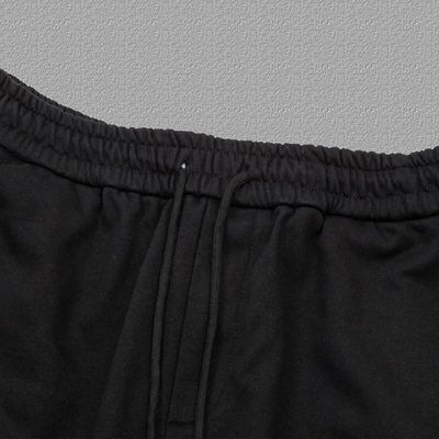 Moncler black cotton jersey shorts — 5