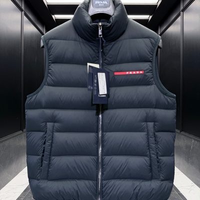 Prada Linea Rossa puffer vest — 4