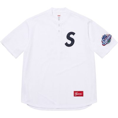 Supreme S Logo Baseball Henley — 7