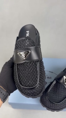 Prada Mesh Fabric Mules — 5