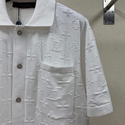 Louis Vuitton Monogram short-sleeved knit shirt — 4