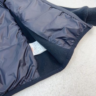 Moncler kids hooded hybrid zip-up jacket — 8