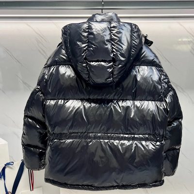 Moncler Abbaye Short Down Jacket — 3