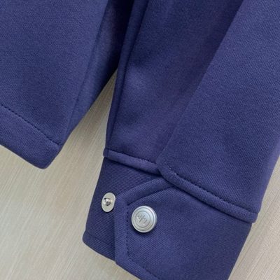 Loro Piana black zip-through overshirt and matching drawstring trousers set — 8