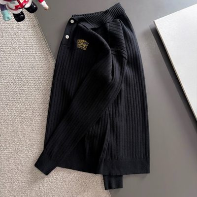 Arc'teryx long-sleeve ribbed knit polo sweater — 7