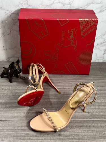 Christian Louboutin So Me 100 leather heeled
