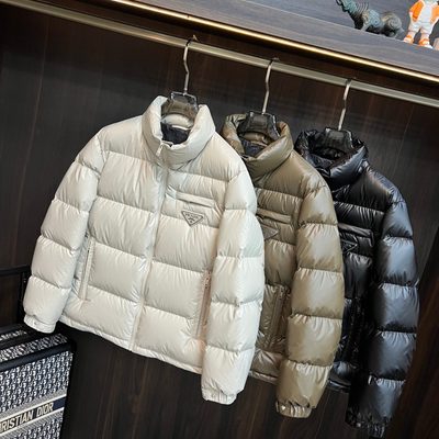 Prada shiny nylon puffer jacket — 13
