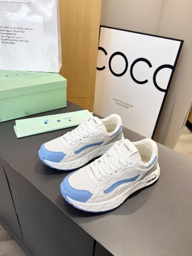 Off-White Runner B leather and mesh sneakers — 5