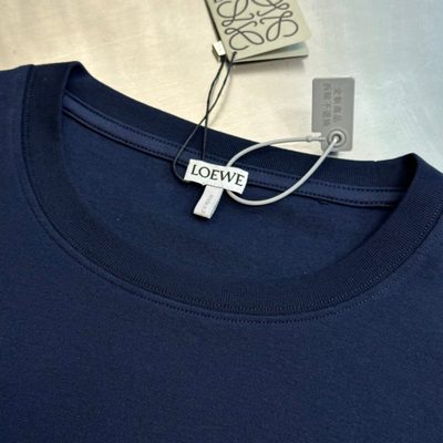 LOEWE blue cotton-blend t-shirt — 5