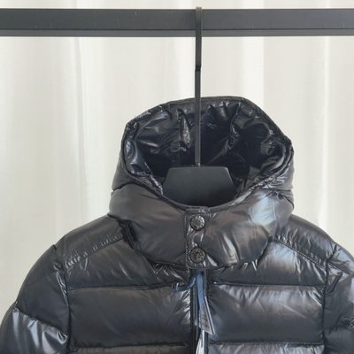 Moncler Enfant New Maya Black Puffer Jacket — 7