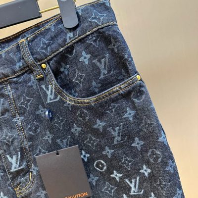 Louis Vuitton Monogram denim shorts — 3