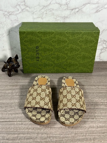 Gucci GG Canvas Slide Sandals — 3