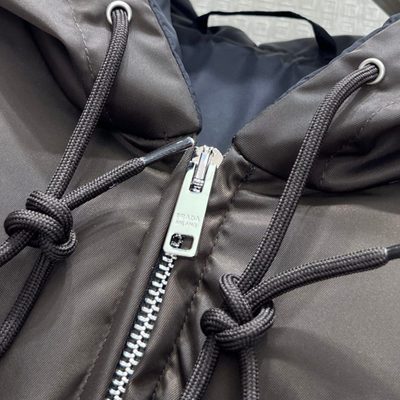 Prada Re-Nylon Hooded Down Jacket — 6