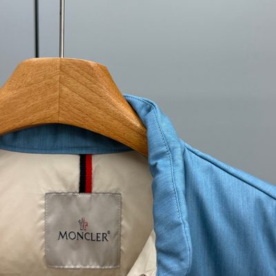 Moncler Heceta Denim Down Gilet — 4