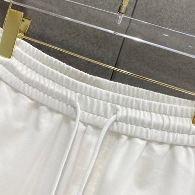 Burberry Check Trim Cotton Shorts — 3