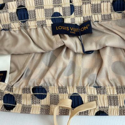 Louis Vuitton Damier Silk Shorts — 10