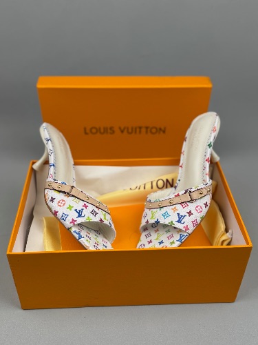 Louis Vuitton x TM 6AM Hill Sandals in white