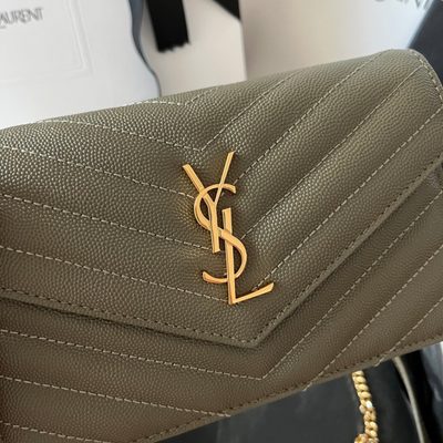 Saint Laurent Classic Cassandre Chain Wallet — 5