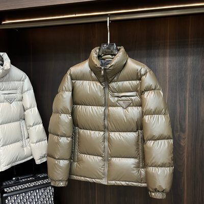 Prada shiny nylon puffer jacket — 4