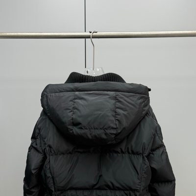 Moncler Chamer Hooded Quilted Shell Down Coat — 8