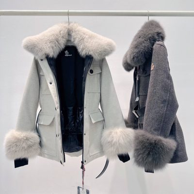 Moncler Grenoble Devez Shearling-Trimmed Field Jacket — 6
