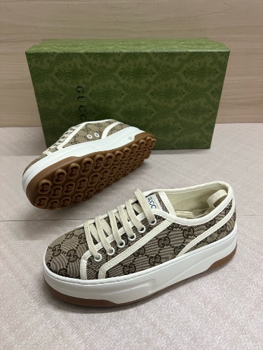 Gucci Chunky-Sole GG-Canvas Trainers