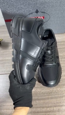 Prada Prax 01 Black leather sneakers — 5