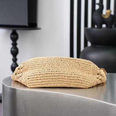 Saint Laurent Icare Medium in Raffia — 7