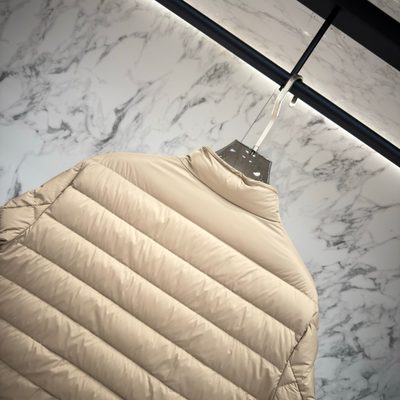 Moncler Beige Clorin Short Down Jacket — 9