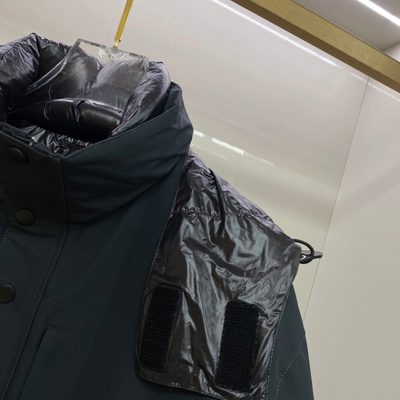 Prada Technical Fabric Down Coat — 5