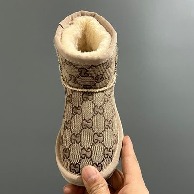 Gucci GG Monogram mini boots — 8