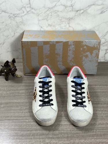Golden Goose Superstar mixed leather sneakers — 3