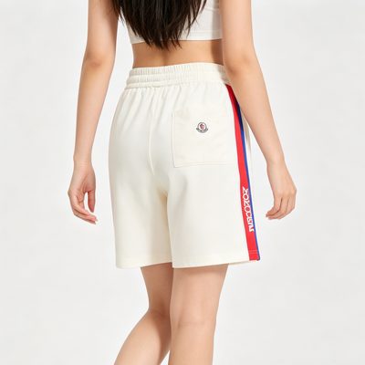 Moncler logo-stripe track shorts — 4
