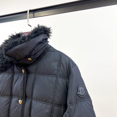 Moncler Cygnes Belted Short Down Jacket — 4
