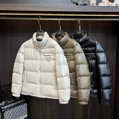 Prada shiny nylon puffer jacket — 10