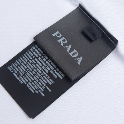 Prada polo shirt in white — 8