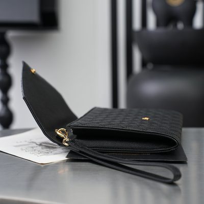Saint Laurent Cassandre Matelassé Flap Pouch — 9