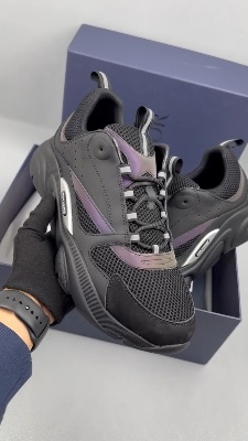 Dior B22 Black Reflective sneakers — 4