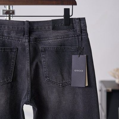 Gucci Horsebit-detail jeans — 8